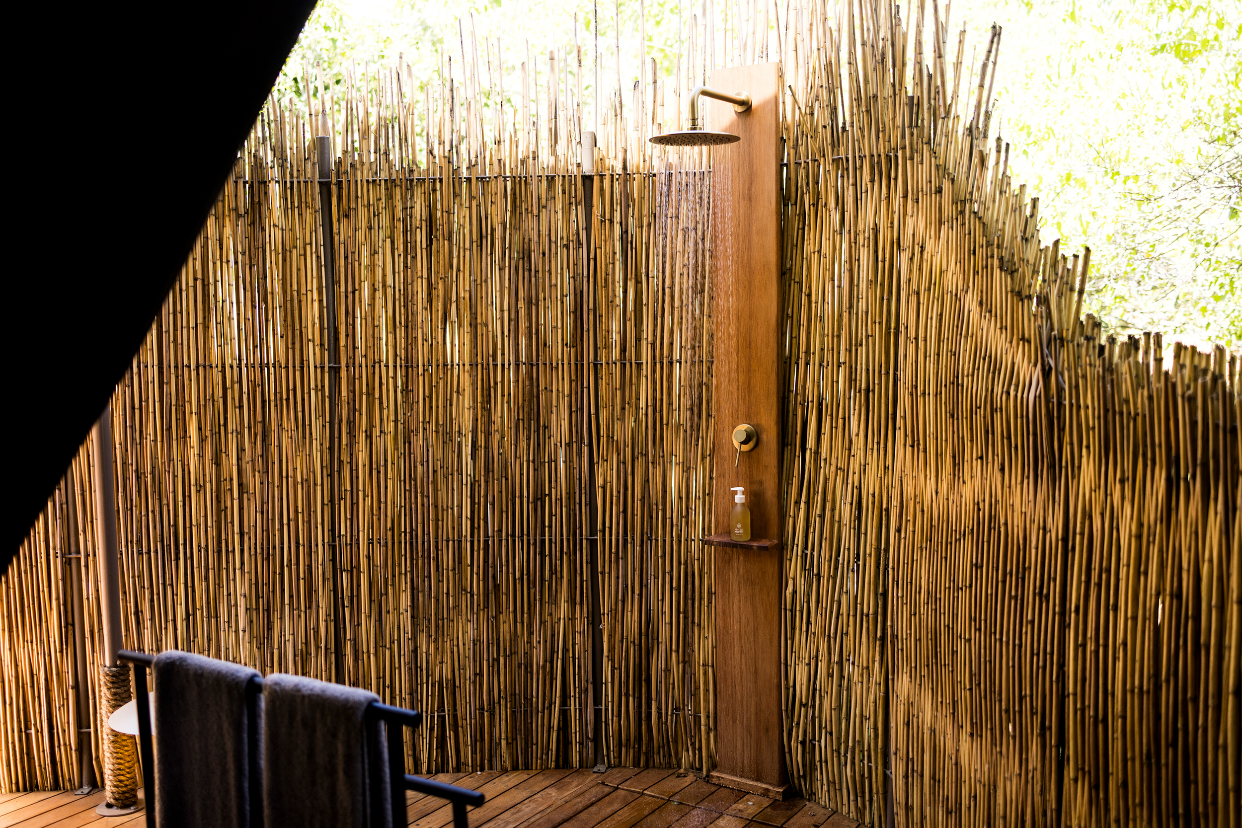 Machaba Web Monachira Camp Facilities Outdoor Shower Machaba Web Monachira Camp Facilities Outdoor Shower