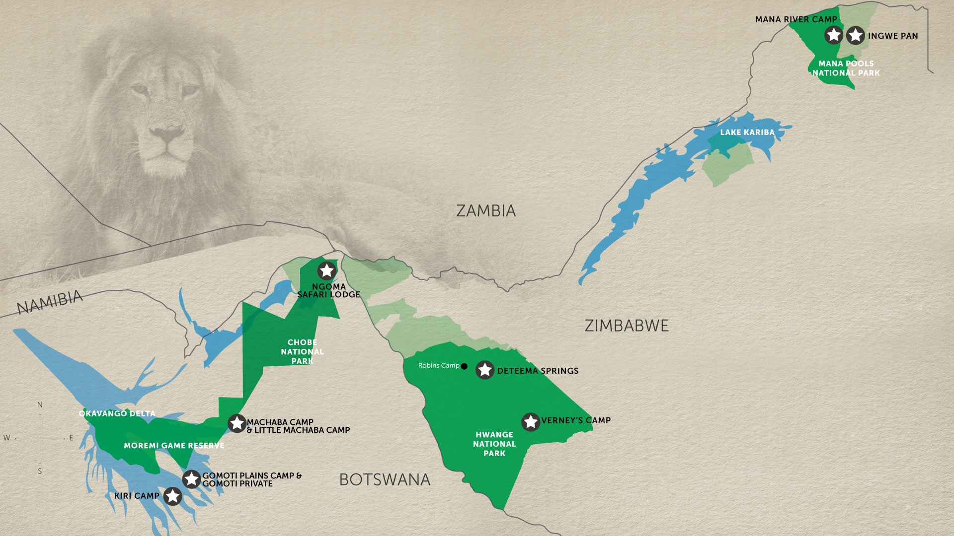 Destination Overview Map Destination Overview Map