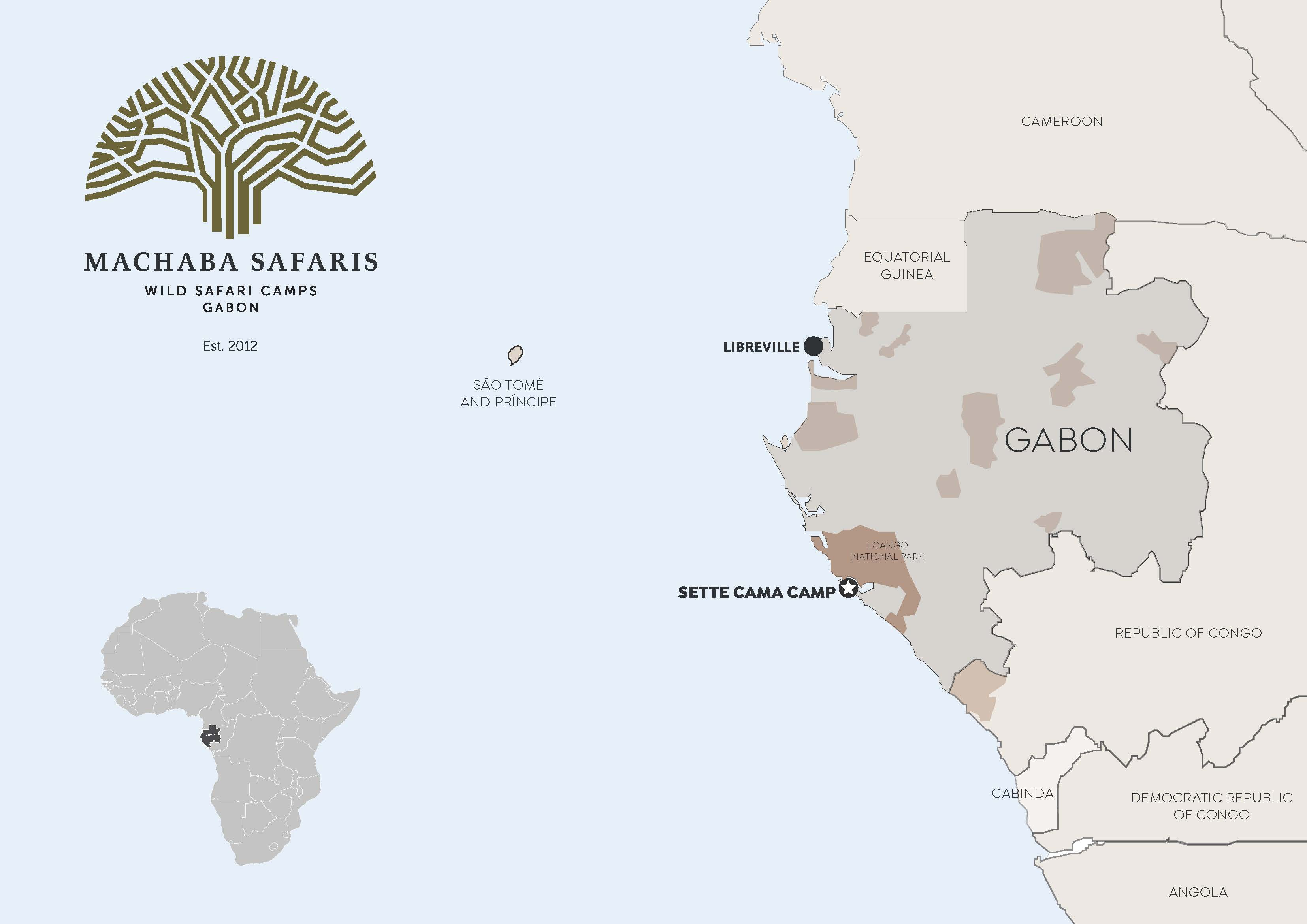 Main Machaba Maps Gabon
