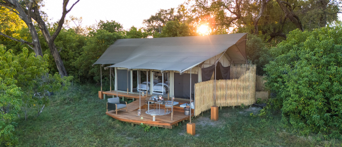 Machaba Web Monachira Camp Highlights Tent Front View