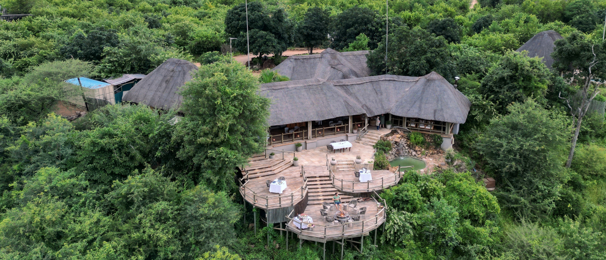 Web Machaba Botswana Ngoma Safari Lodge Aerial Overview