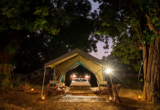 Mana River Camp Tent At Night Mana River Camp Tent At Night