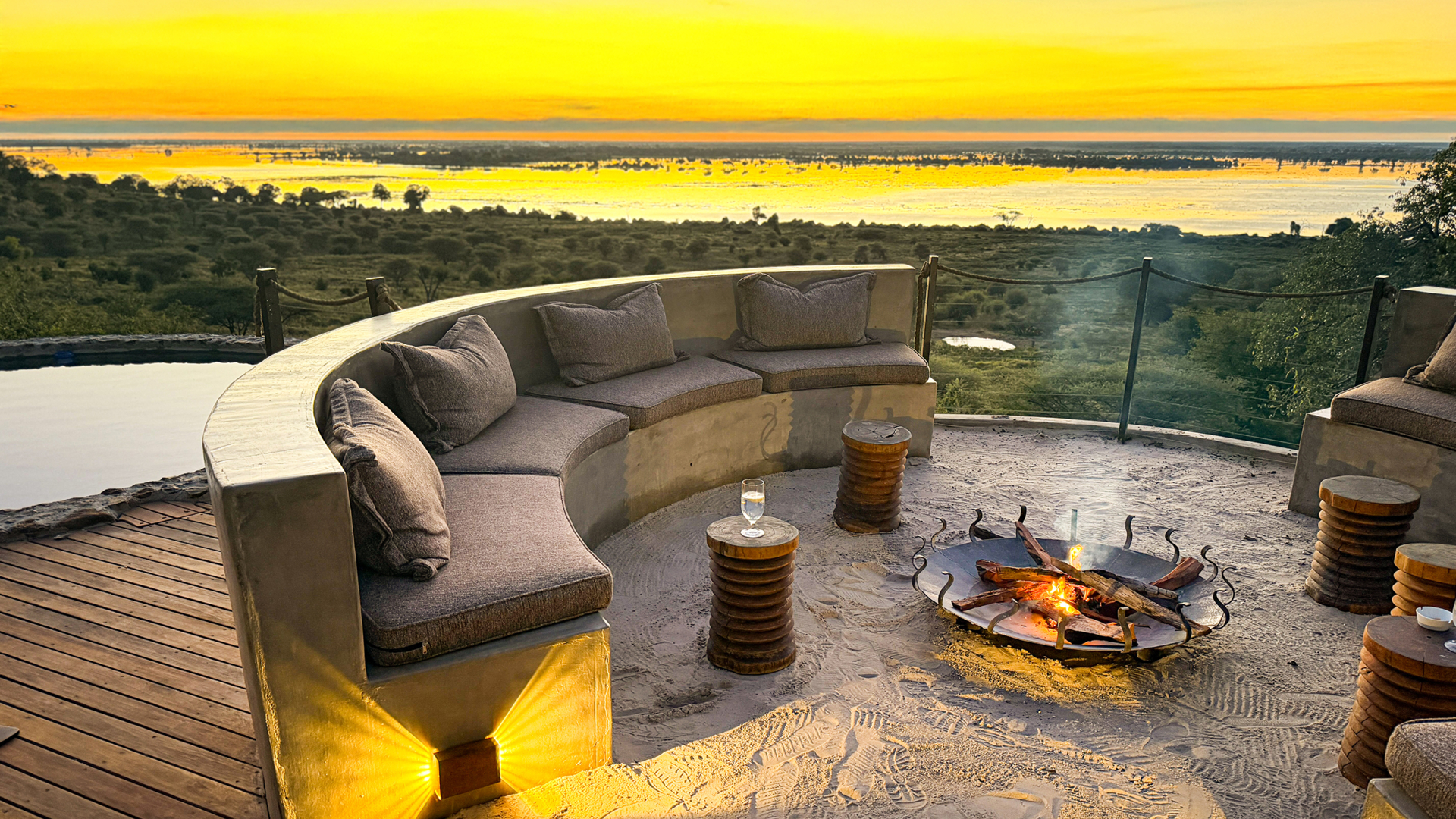 Machaba Web Ngoma Safari Lodge Deck Firepit