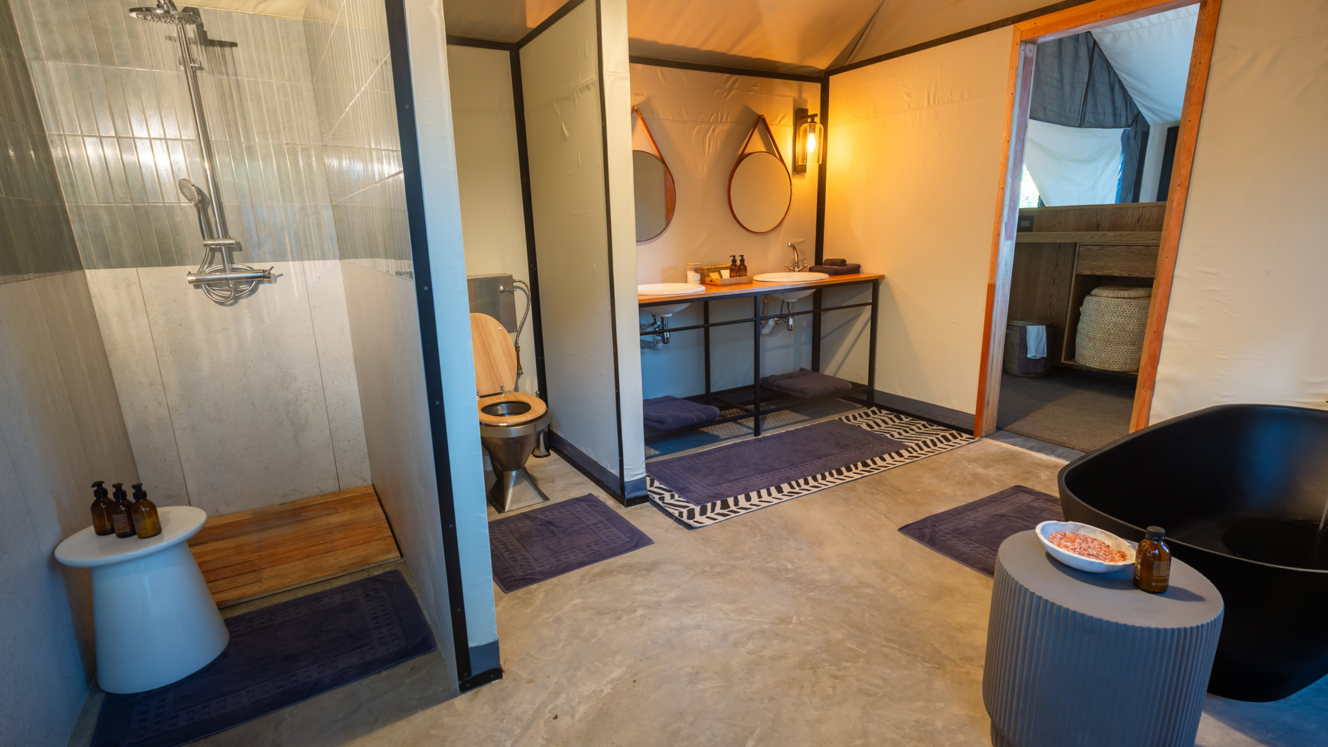 Machaba Safaris Machaba Camp Rooms Bathroom Banner