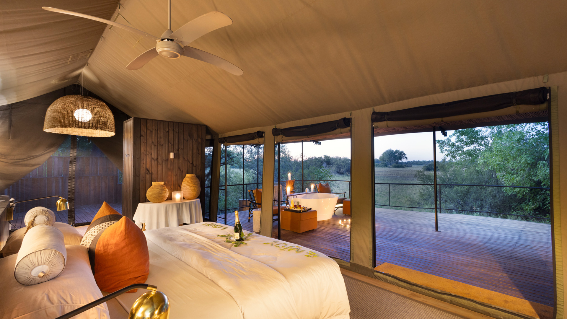 Machaba Safaris Web Kiri Camp Rooms View From Tent Machaba Safaris Web Kiri Camp Rooms View From Tent