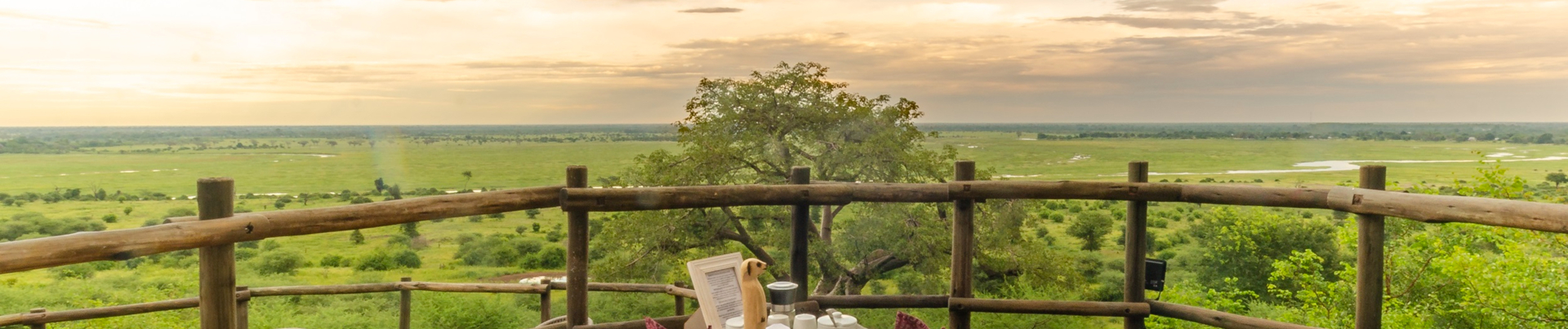View Deck at Ngoma Safari Lodge
