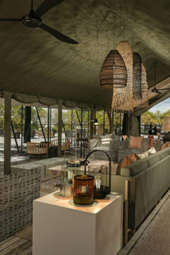 Botswana Kiri Camp Main Tent Interior Botswana Kiri Camp Main Tent Interior