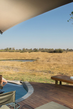 Machaba Safaris   Botswana   Little Machaba    Relaxing In Pool Machaba Safaris   Botswana   Little Machaba    Relaxing In Pool