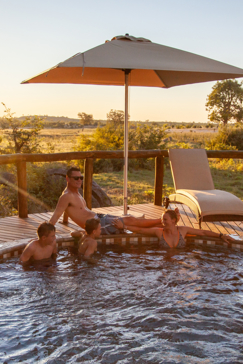 Zimbabwe   Hwange   National   Park   Deteema Springs   Pool With Guests Zimbabwe   Hwange   National   Park   Deteema Springs   Pool With Guests