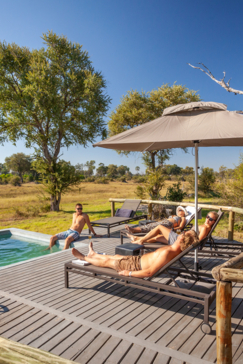 Machaba Safaris International Travel Award Nomination Poolside Relaxing Gomoti Plains