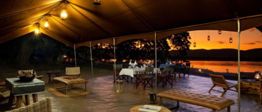 Zimbabwe Mana River Camp Sunset Zimbabwe Mana River Camp Sunset