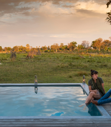 Gomoti Plains Wildlife Sightings Pool Gomoti Plains Wildlife Sightings Pool