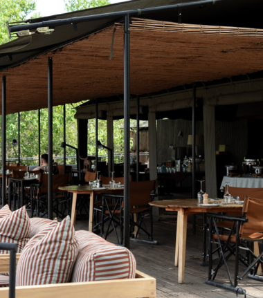 Machaba Kiri Camp  November Sightings Accomodation Dining Area