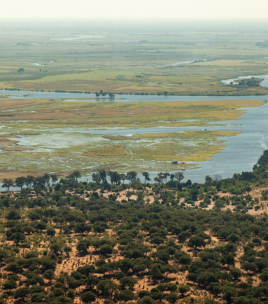 Floodplain at Hwange National Park