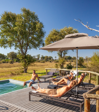 Botswana   Okavango Delta   Gomoti Plains   August Sightings 2021   Relax At The Pool