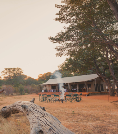 Cast your gaze upon the awe-inspiring view of Deteema Springs Camp.
