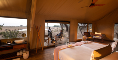 Machaba Zimbabwe Verneys Camp Rooms Double Relax On Deck