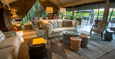 Machaba Safaris Machaba Camp Gallery Main Tent Lounge