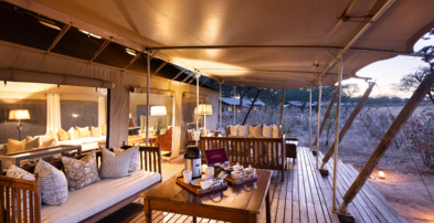 Machaba Zimbabwe Verneys Camp Main Tent Deck Exterior Machaba Zimbabwe Verneys Camp Main Tent Deck Exterior