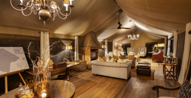 Machaba Zimbabwe Verneys Camp Main Tent Interior Machaba Zimbabwe Verneys Camp Main Tent Interior