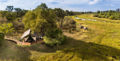 Machaba Botswana Okavango Delta Little Machaba Gallery Room Aerial