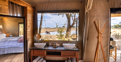 Machaba Zimbabwe Verneys Camp Rooms Double Bathroom