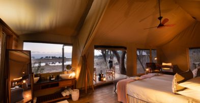 Machaba Zimbabwe Verneys Camp Room Overlooking Waterhole Machaba Zimbabwe Verneys Camp Room Overlooking Waterhole