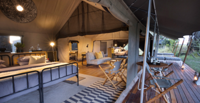 Machaba Safaris Web Botswana Gomoti Camp Family Room