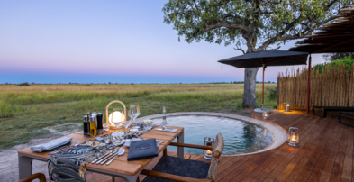 Machaba Web Monachira Camp Experience Dining By Pool