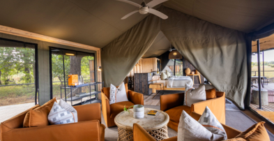 Machaba Safaris Web Kiri Camp Gallery Rooms Family Room Lounge