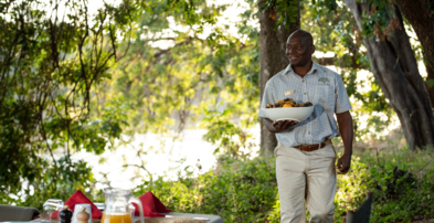 Machaba Zimbabwe Mana River Experiences Breakfast Cuisine