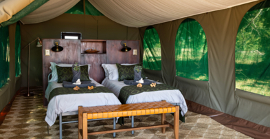 Machaba Web Zimbabwe Mana Pools Double Room Single Beds