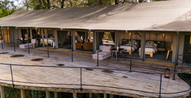 Machaba Safaris Web Kiri Camp Rooms Gallery Family Room Aerial View Machaba Safaris Web Kiri Camp Rooms Gallery Family Room Aerial View