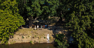 Machaba Zimbabwe Mana River Camp Looking At Zambezi River