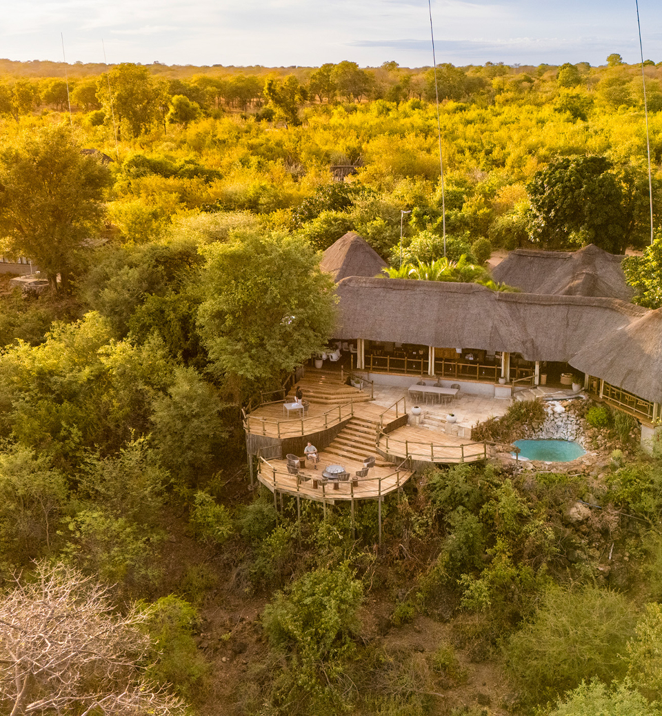 Machaba Safaris Web Ngoma Lodge Aerial Teak Forests