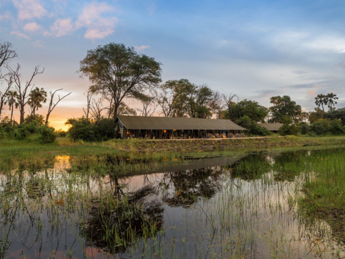 Machaba Safaris   Botswana   Gomoti Plains   Lodge Sunset Machaba Safaris   Botswana   Gomoti Plains   Lodge Sunset
