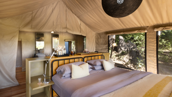 Machaba Safaris Web Botswana Gomoti Camp Room Luxury Tent