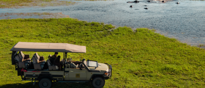 A game drive with Machaba Safaris in the Okavango Delta