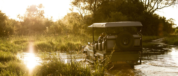Machaba Safaris Okavango Delta Fly In Driving In The Delta