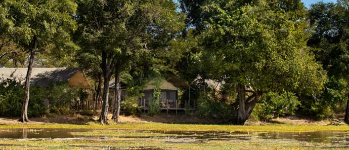 Machaba Safaris Ingwe Pan Camp View Machaba Safaris Ingwe Pan Camp View