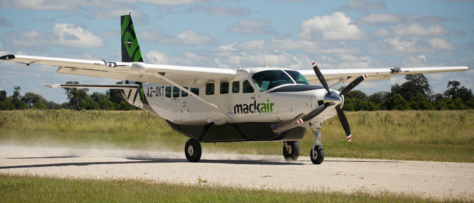 Machaba Monachira Camp Wildlife Sightings February 2026 Airplane Landing