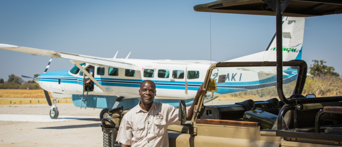Machaba Safaris Okavango Delta Fly In Aircraft Flights