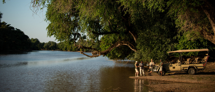 Zimbabwe Mana Pools Mana River Camp Lake Zimbabwe Mana Pools Mana River Camp Lake