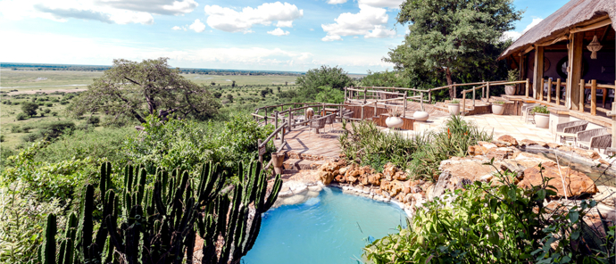 Machaba Safaris Ngoma Safari Lodge Pool View Machaba Safaris Ngoma Safari Lodge Pool View