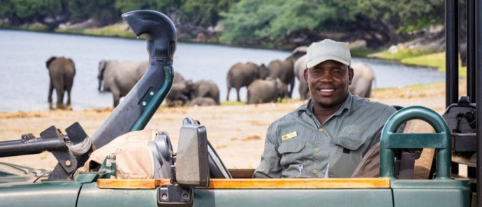 Machaba Chobe National Park Safari Guide In Vehicle Machaba Chobe National Park Safari Guide In Vehicle