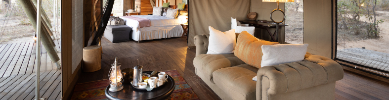 Machaba Zimbabwe Verneys Camp Rooms Double Lounge