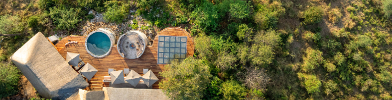 Machaba Web Ngoma Safari Lodge Deck Aerial