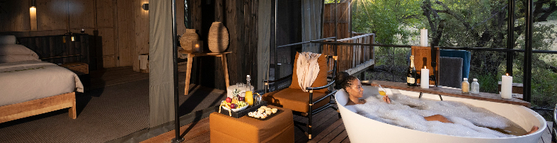 Machaba Safaris Web Kiri Camp Gallery Rooms Bathtub