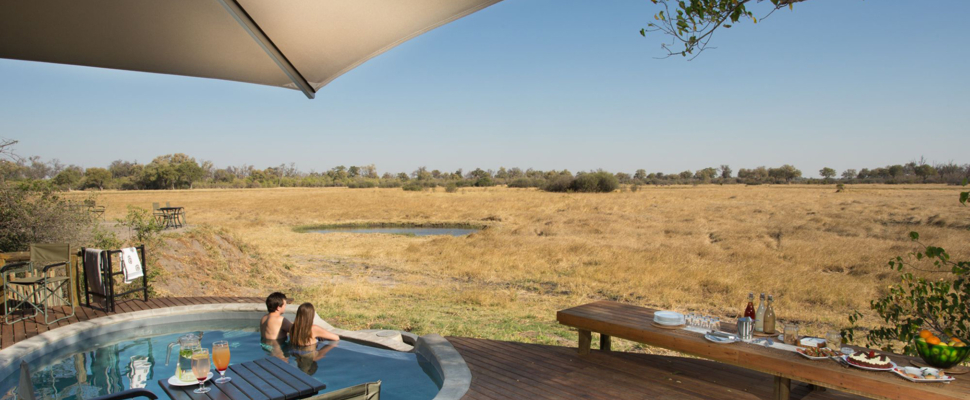 Machaba Safaris   Botswana   Little Machaba    Relaxing In Pool Machaba Safaris   Botswana   Little Machaba    Relaxing In Pool