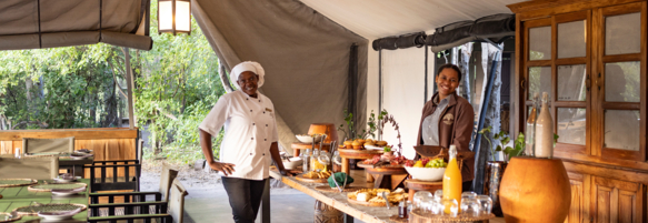 Machaba Safaris Web Botswana Machaba Camp Gallery Main Tent Dining